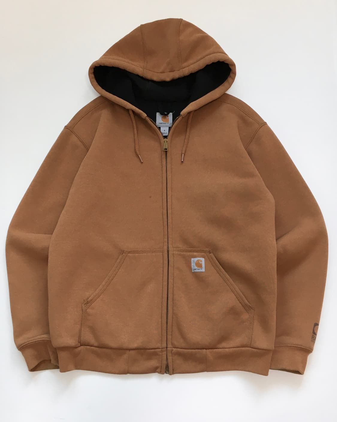 Carhartt 칼하트 카멜브라운 후드집업 상품이미지4