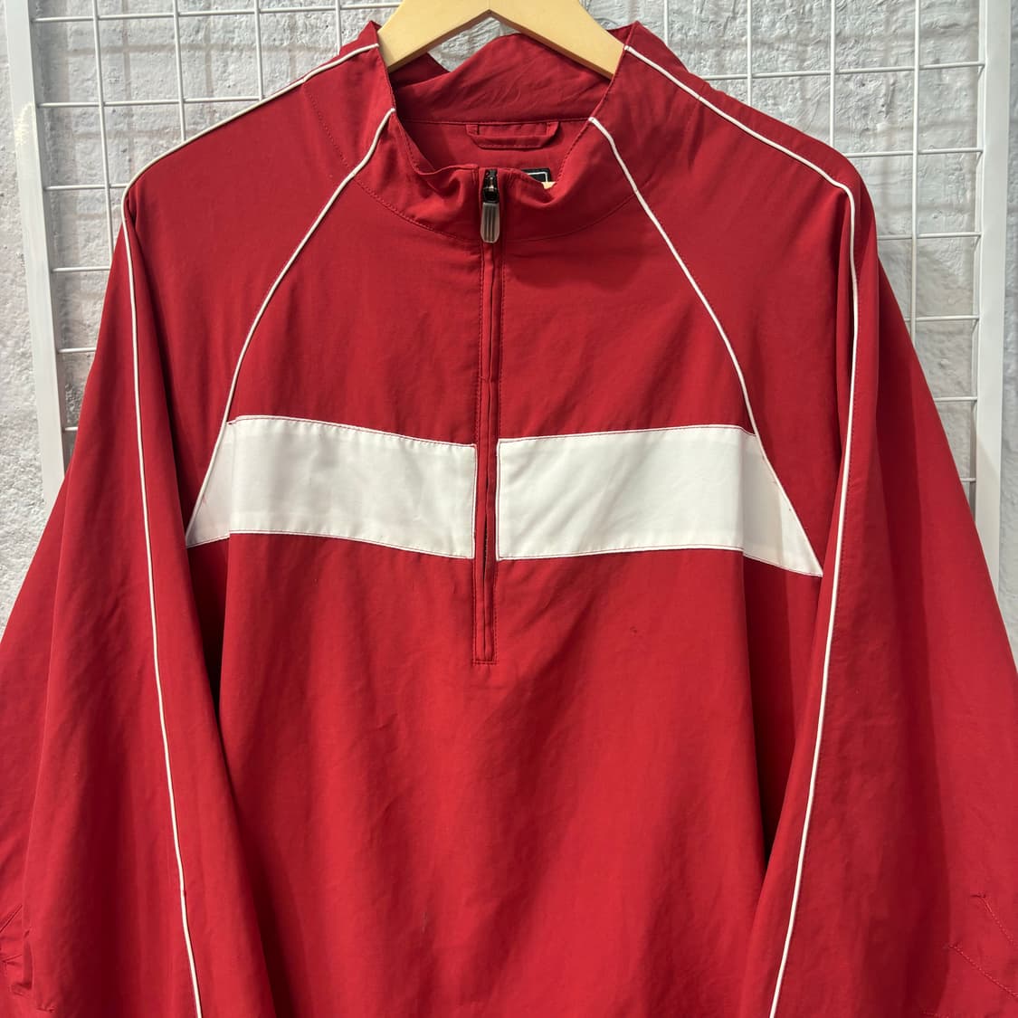 00s 아디다스 올드스쿨 아노락 바람막이 자켓 2XL 상품이미지3