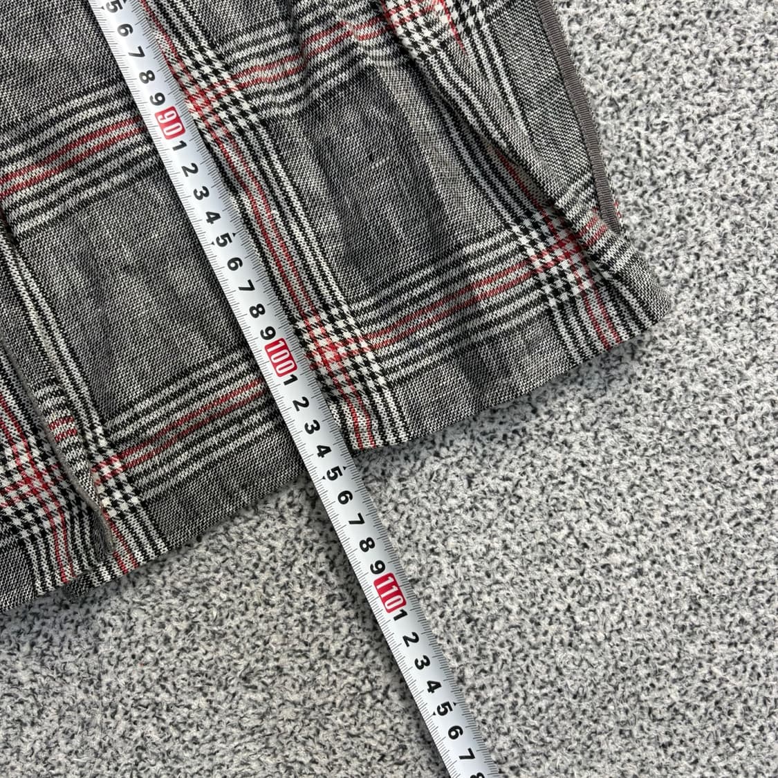 42 시슬리 여성 체크 롱 자켓 가디건 0413J 상품이미지7