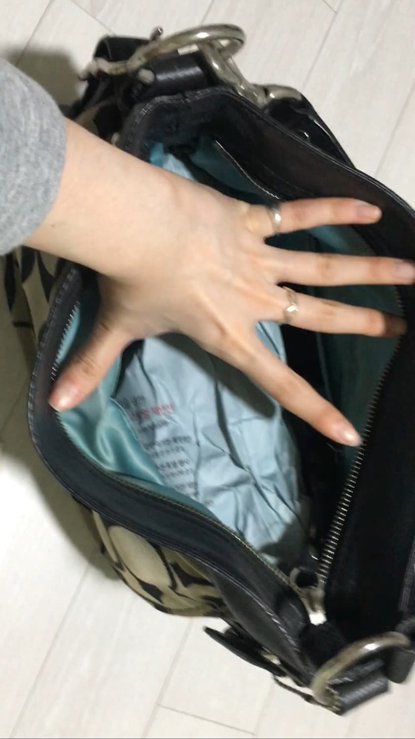 코치 시그니처 토트백(정품100%) 상품이미지6