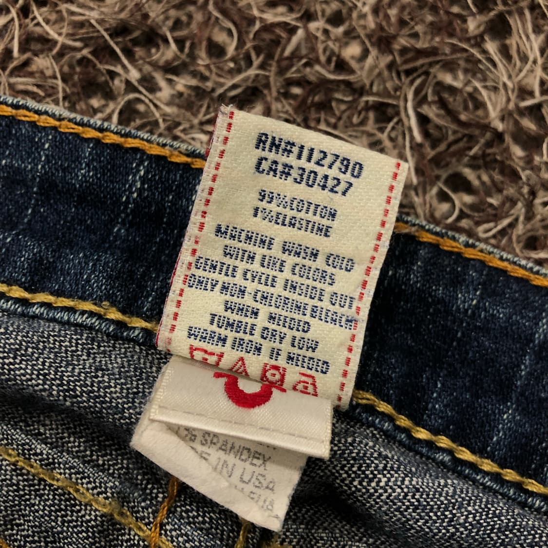 트루릴리전 Billy 빌리 워싱 디스 부츠컷 데님 팬츠 상품이미지8