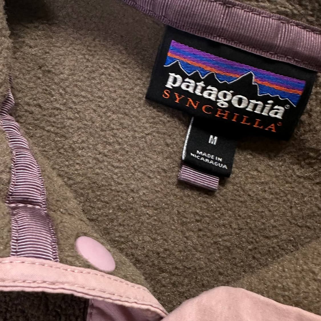 patagonia 파타고니아 신칠라 우먼 브라운 핑크 M 상품이미지5