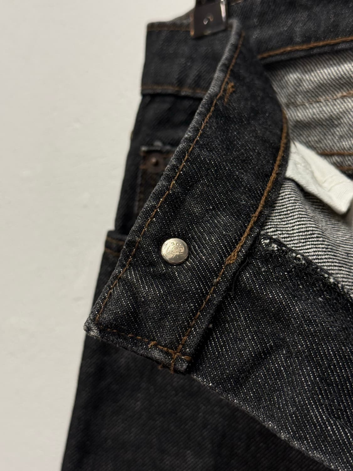 Wrangler Tapered Black Denim Pants 상품이미지8