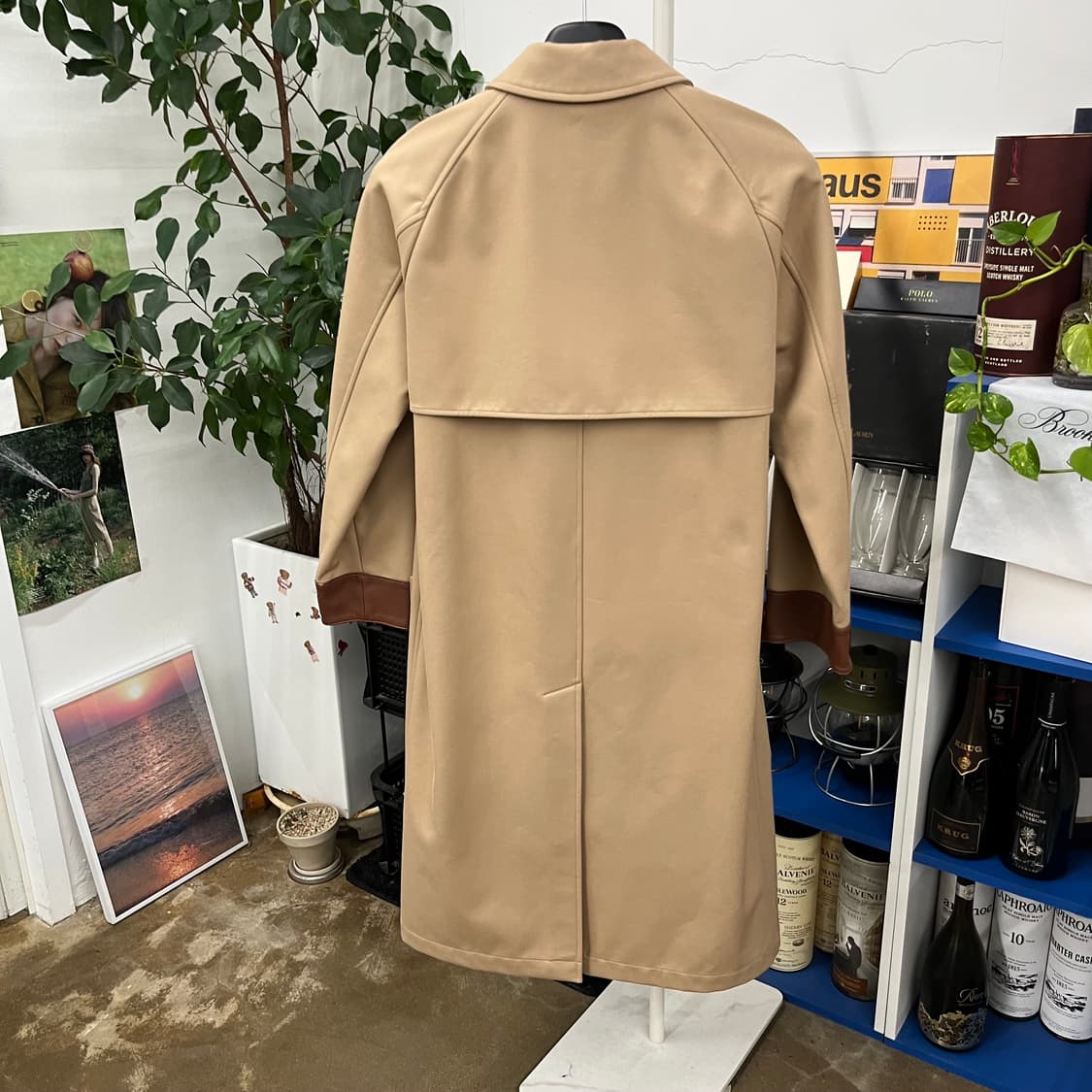 버버리 우먼 샤르담 레더트림 트렌치코트 Uk4 상품이미지6