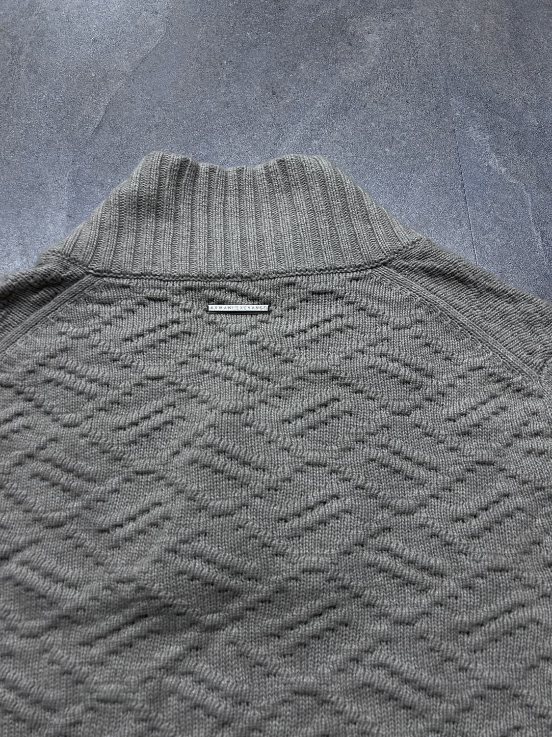 아르마니 숄 카라 울 블랜드 니트 상품이미지8