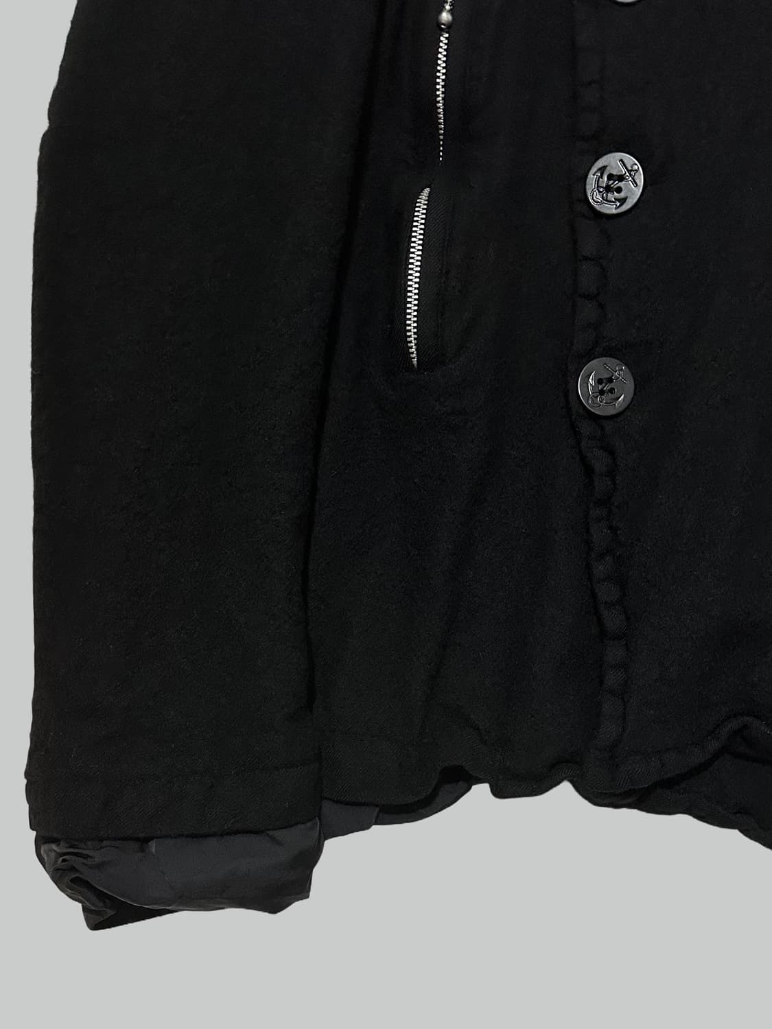 준야 와타나베 07aw 축융 울 피코트 상품이미지4