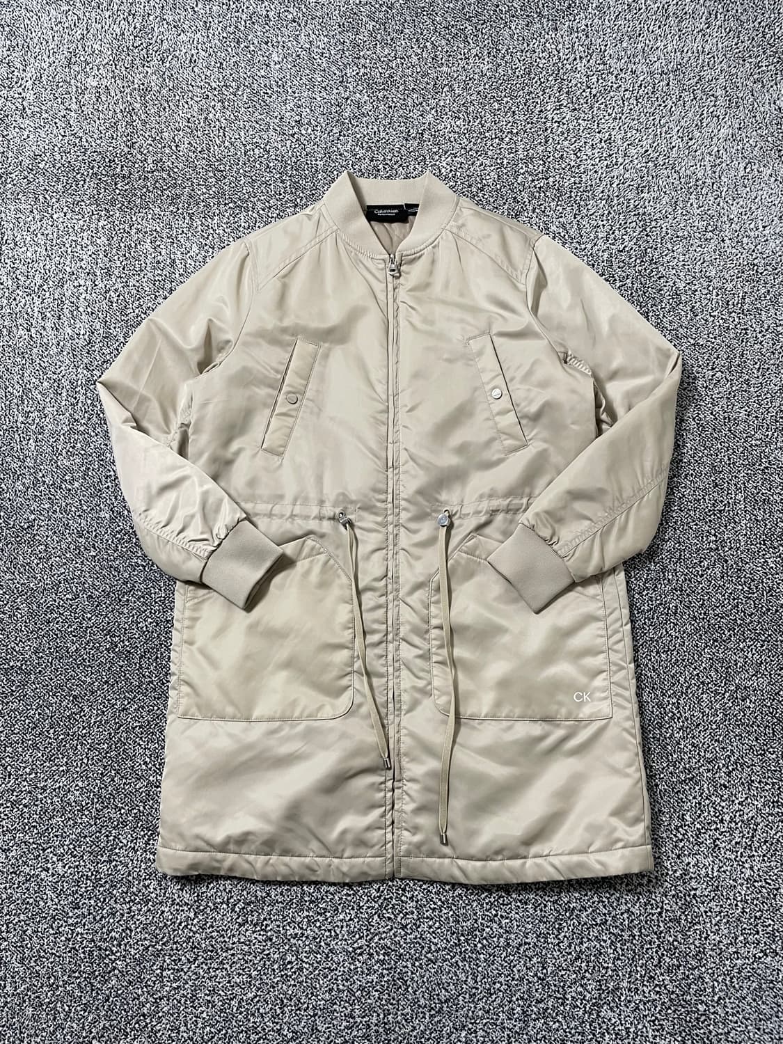 빈티지9. 캘빈클라인 누빔 자켓 봄버 항공점퍼 롱 코트 경량 패딩 상품이미지1
