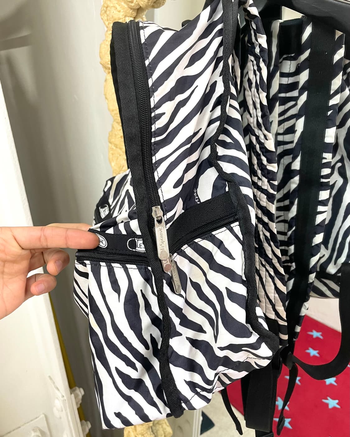 Zebra Print Backpack 상품이미지6