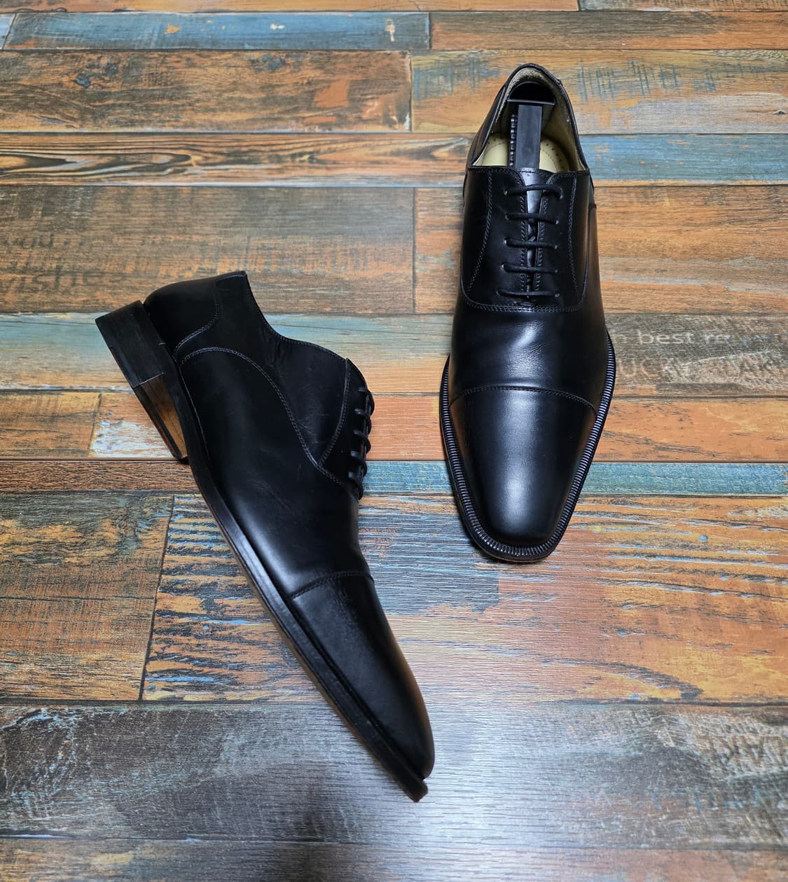 맥나니 블랙 가죽 옥스포드 슈즈 / 8반 (270) 상품이미지5