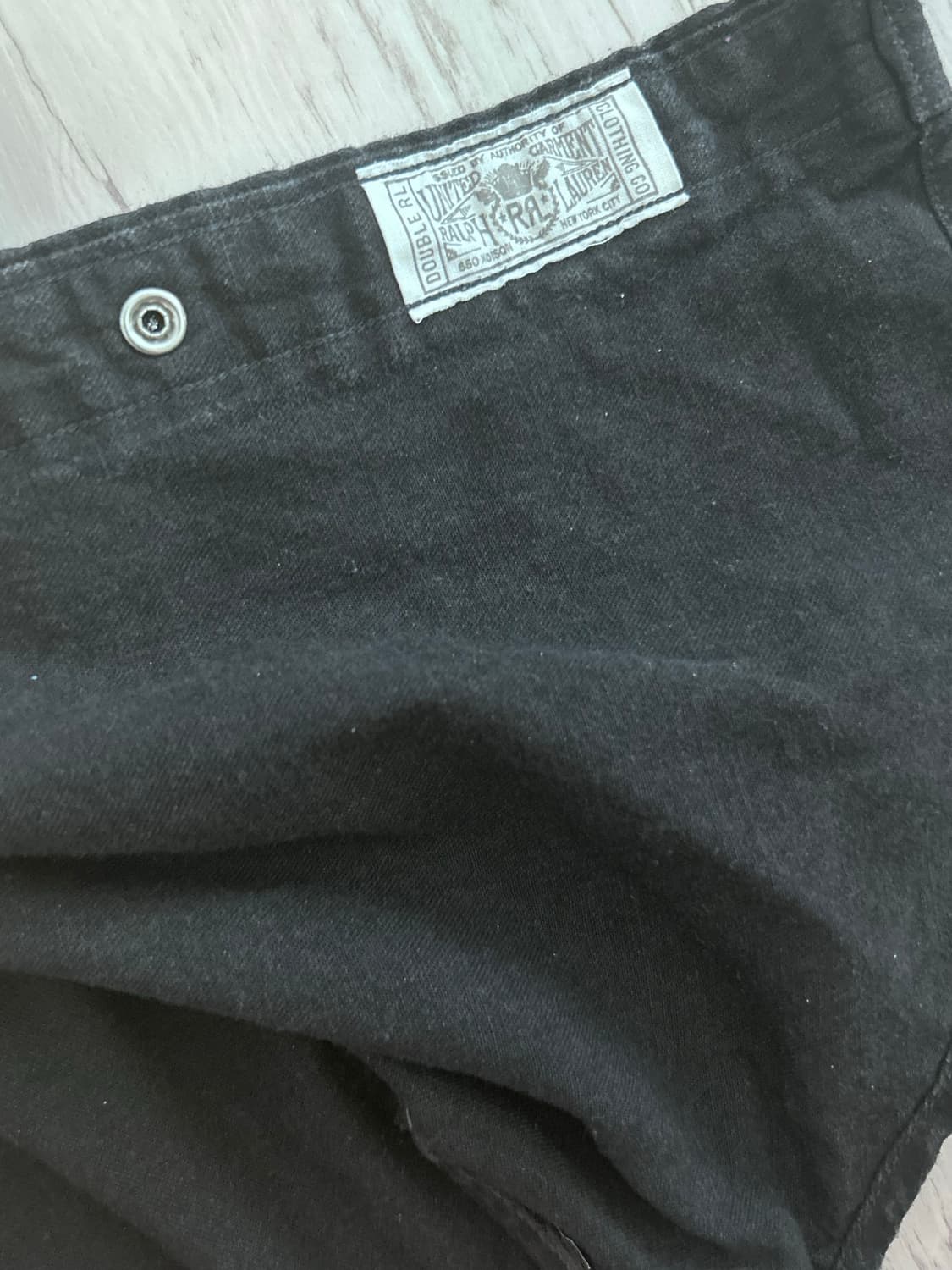 RRL 더블알엘 블랙 웨스턴 데님 셔츠 M 상품이미지3