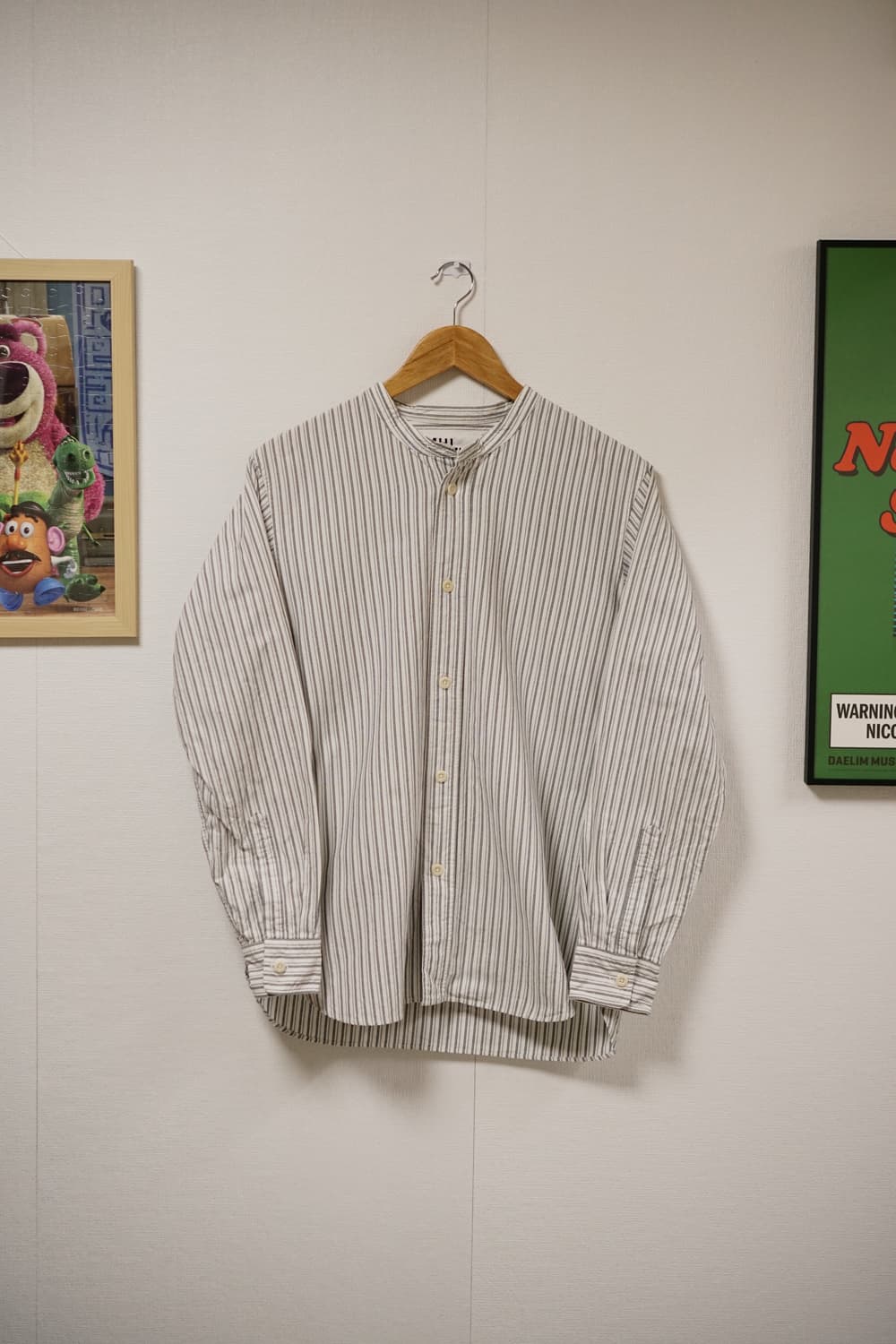 MHL 스트라이프 카라리스 셔츠 상품이미지1