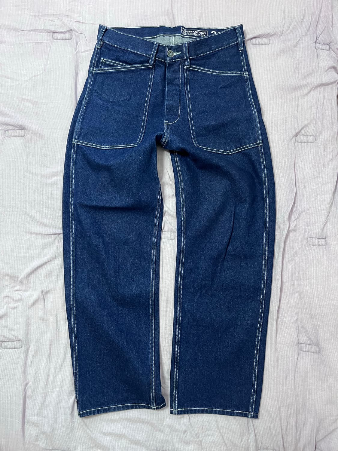 아웃스탠딩 1935 덩가리 데님 팬츠 상품이미지2