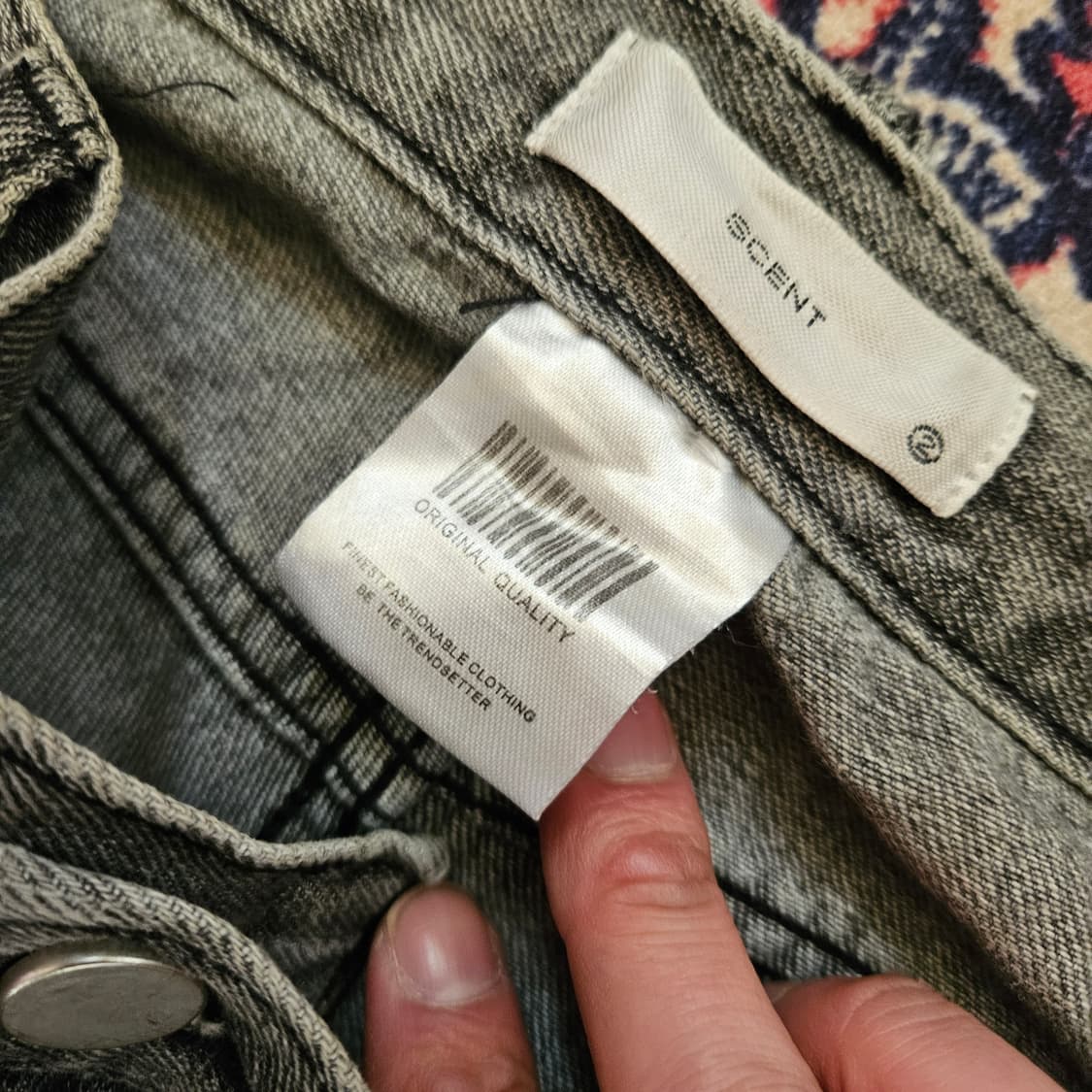 Scent 그레이 와이드 데님 팬츠 2size 상품이미지5