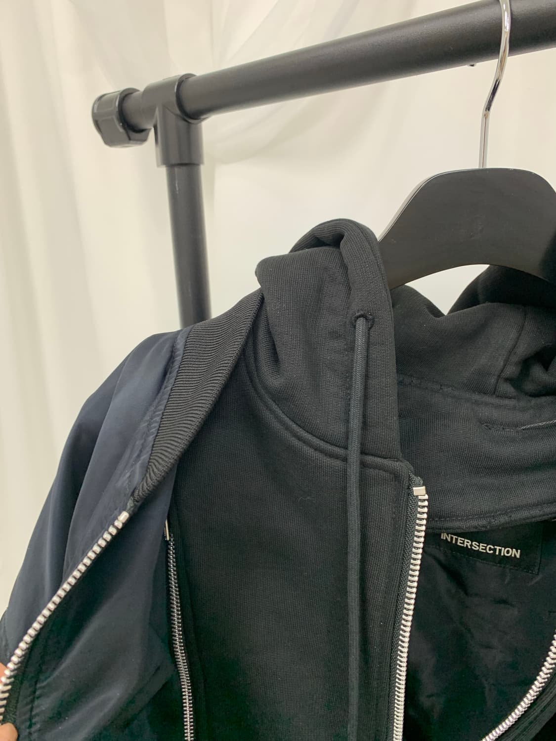 Intersection Layered Hoodie Bomber Jacke 상품이미지3