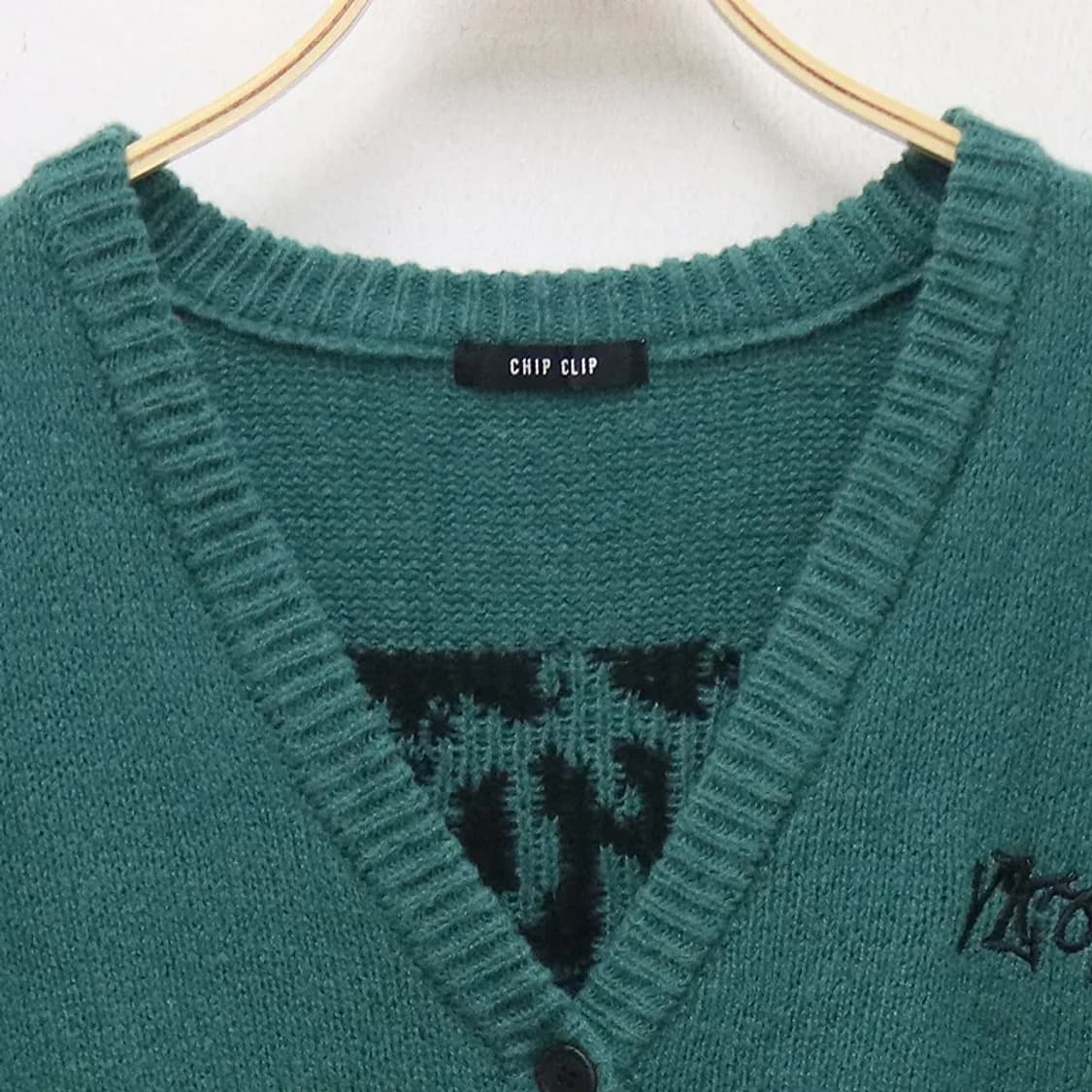 CHIP CLIP 부클 그린 가디건 61208 상품이미지3