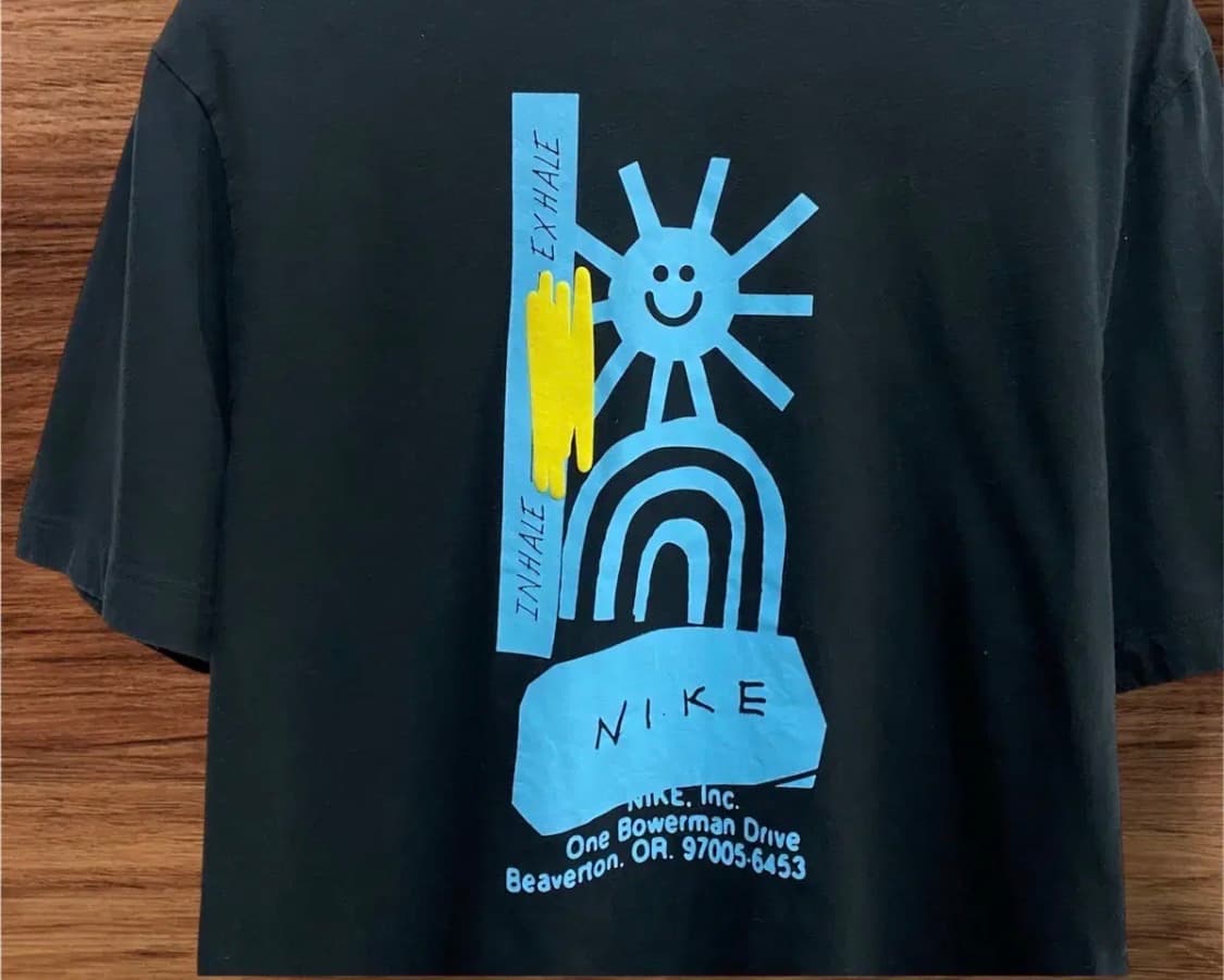 나이키 NSW 스테이트먼트 티셔츠 블랙 2XL 상품이미지4