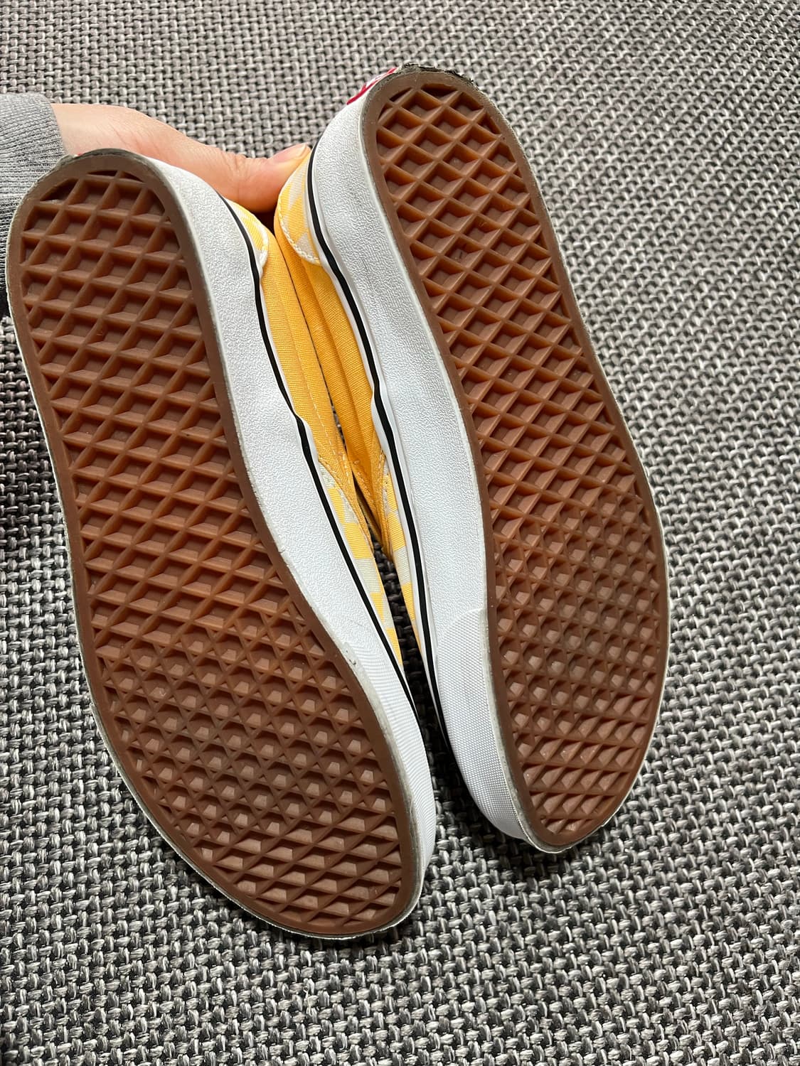 반스 슬립온 옐로우 체커보드 245 상품이미지5
