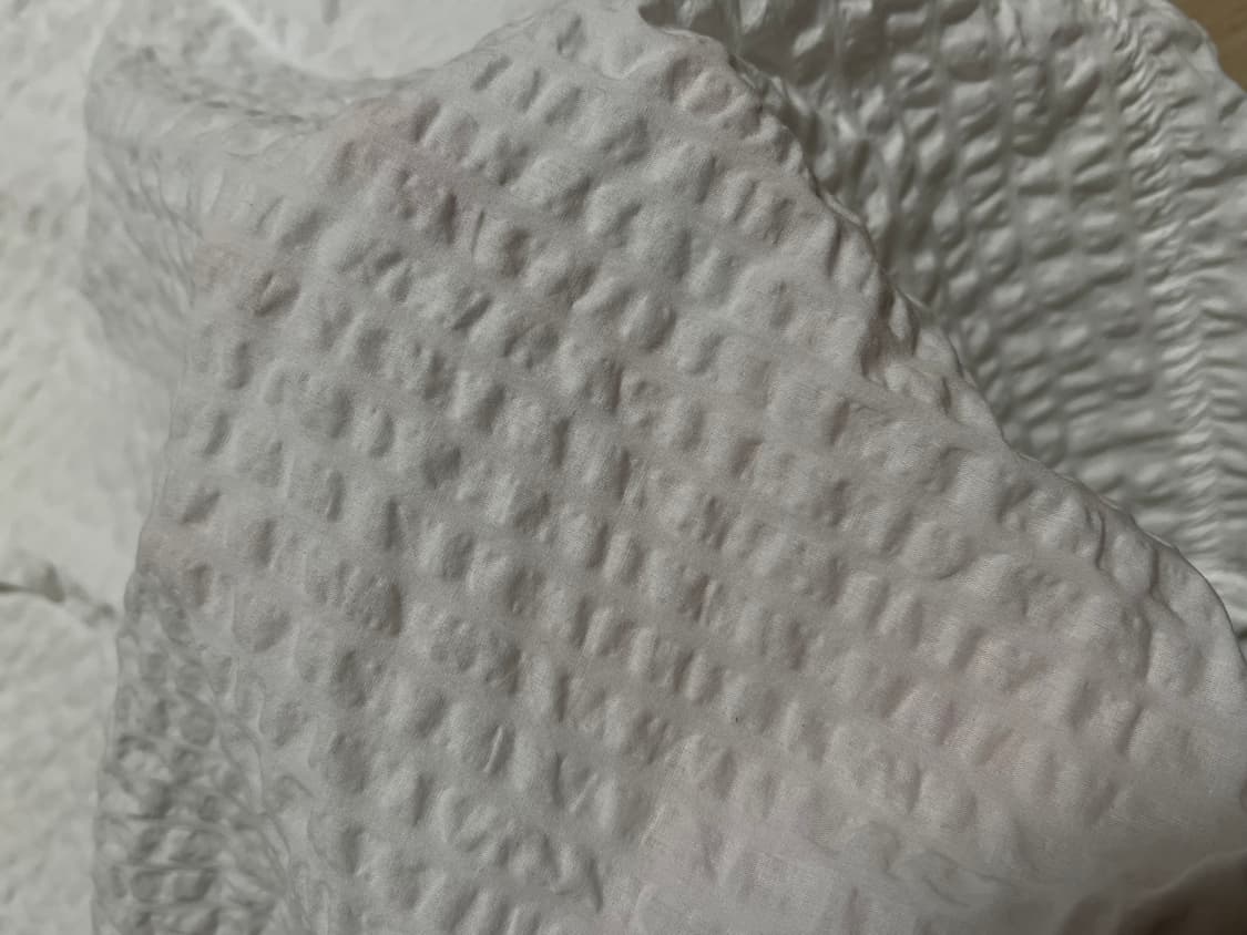 인사일런스 오픈 칼라 시어서커 셔츠 화이트 상품이미지7