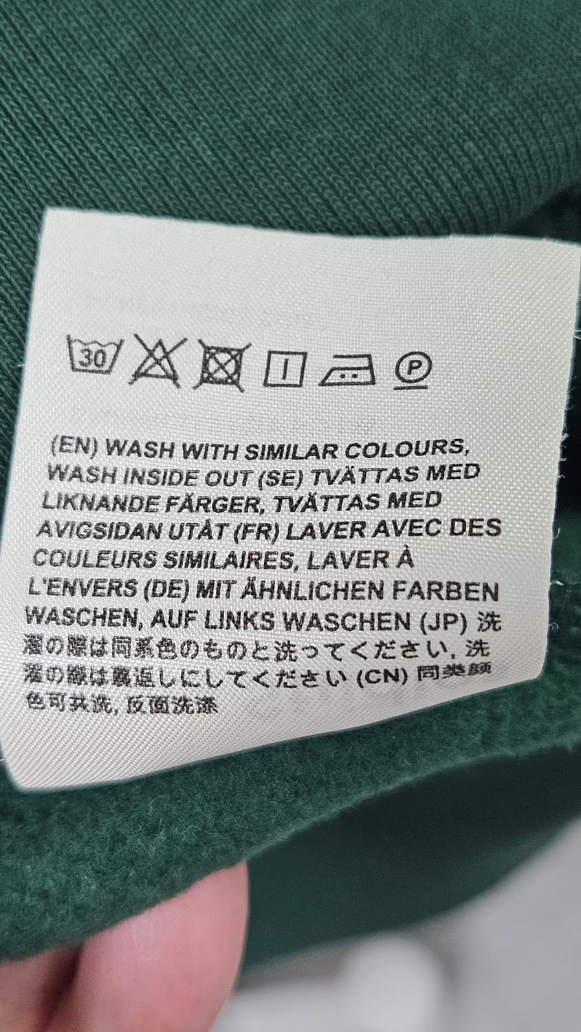 아크네스튜디오 페어뷰 맨투맨 그린(L) 상품이미지6
