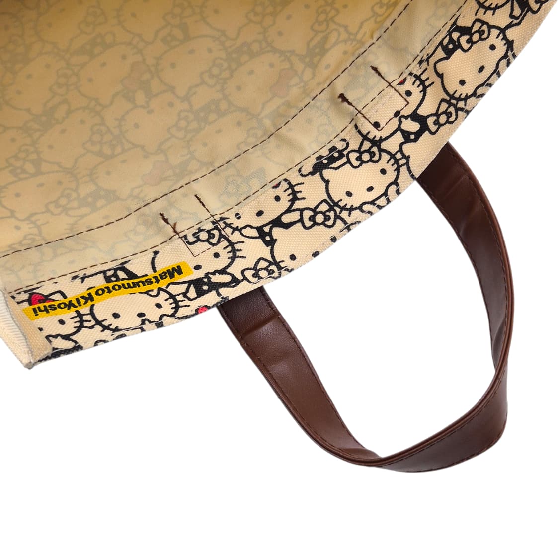 06s 키티 x 마츠모토 키요시 한정 레더 토트백 상품이미지5