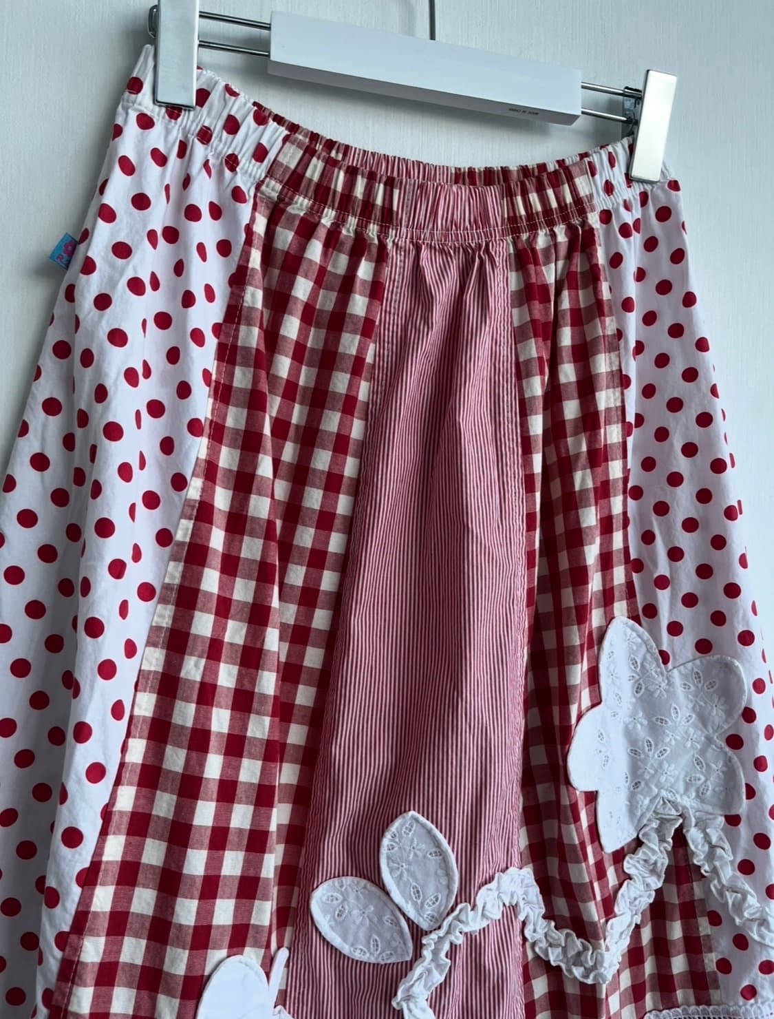 R.2 레드 자수 롱 스커트 상품이미지2