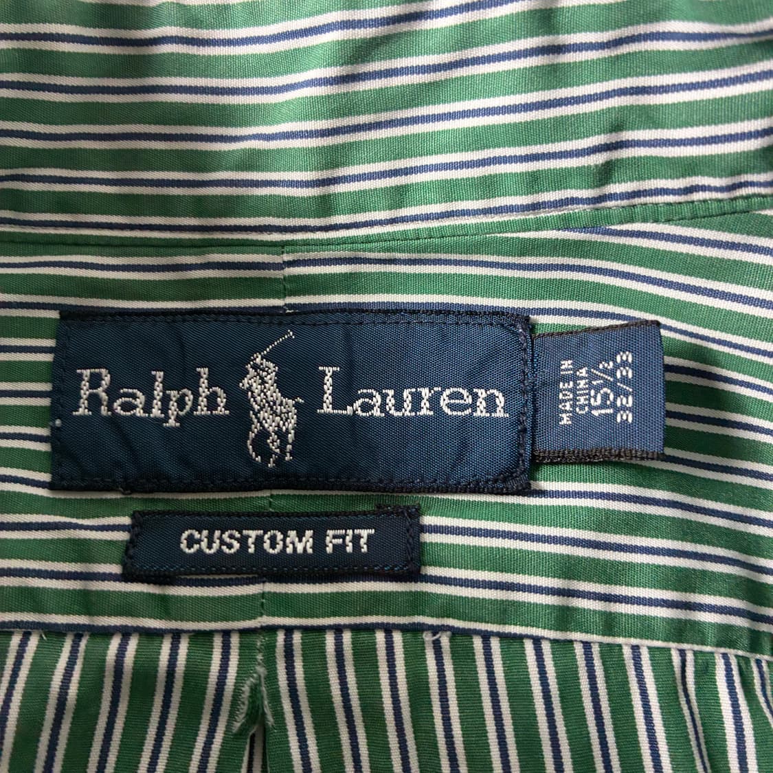 Polo 폴로 랄프로렌 그린 긱시크 스트라이프 셔츠 상품이미지4
