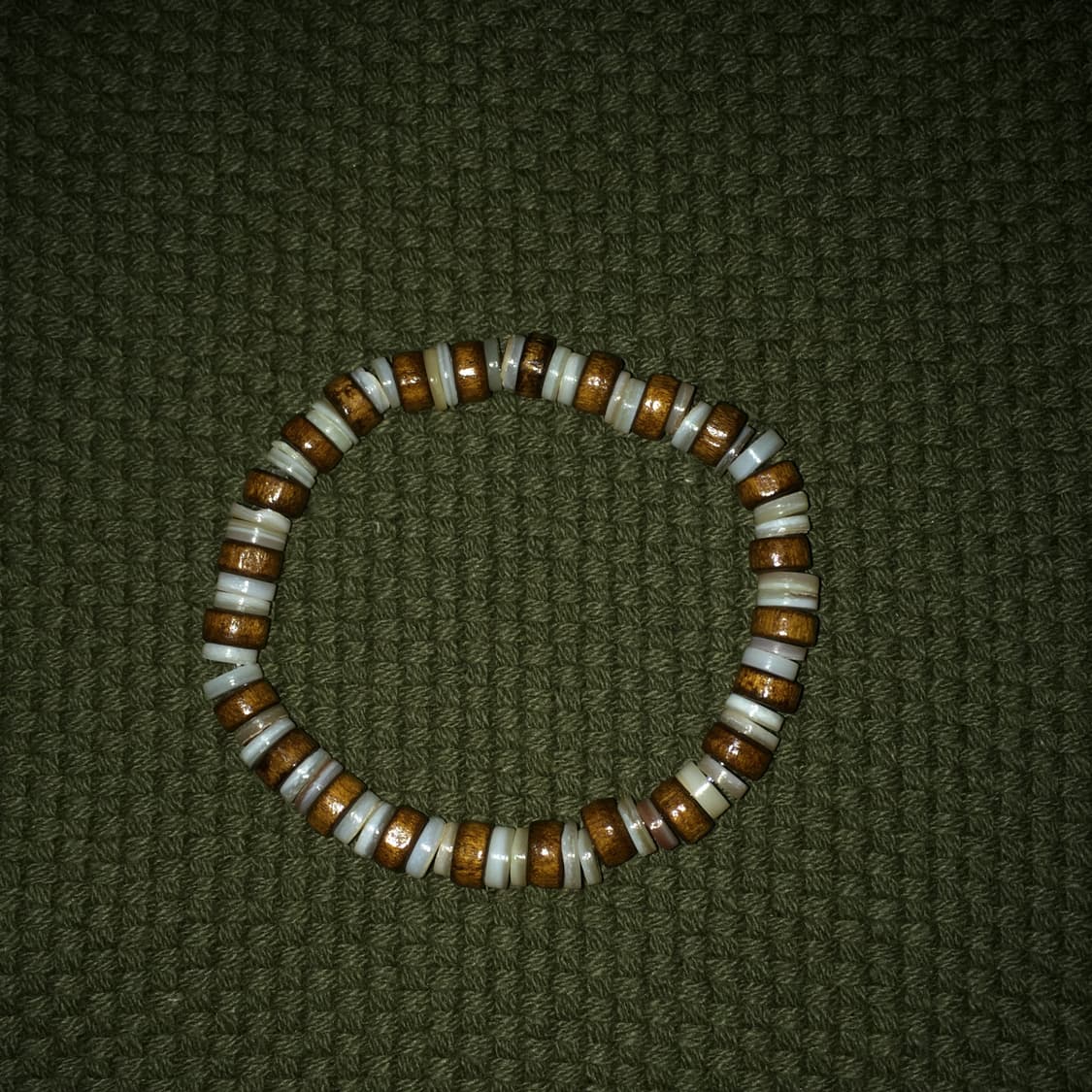 우드&자개 비즈팔찌 상품이미지2