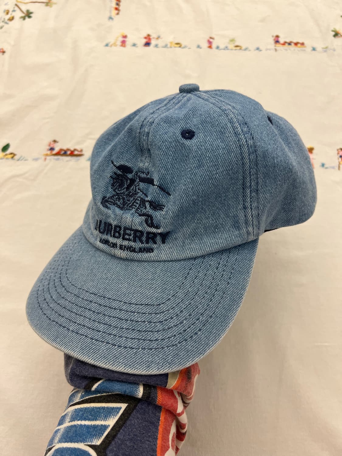 SUPREME x BURBERRY DENIM BALL CAP 슈프림버버리 상품이미지5