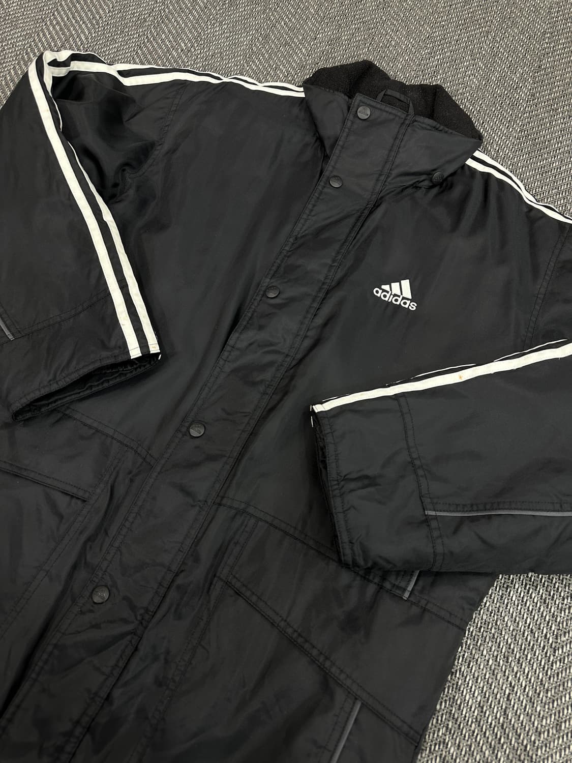 아디다스 삼선 하프 누빔자켓 상품이미지4