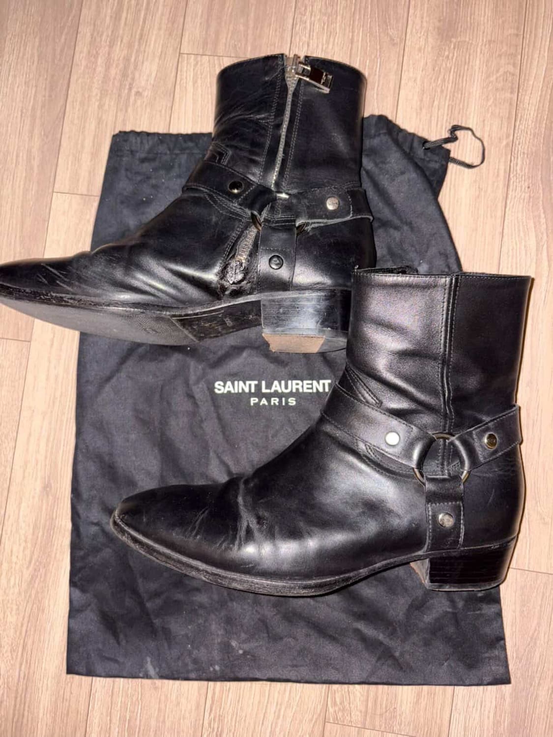 생로랑 와이어트 하네스 부츠 42 상품이미지2