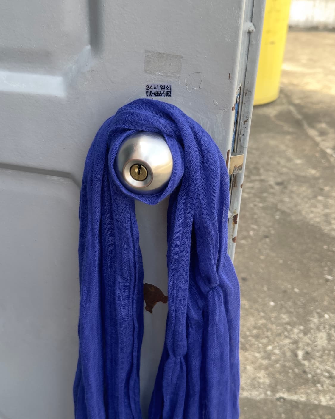 [vtg] Ultramarine Linen muffler 상품이미지4