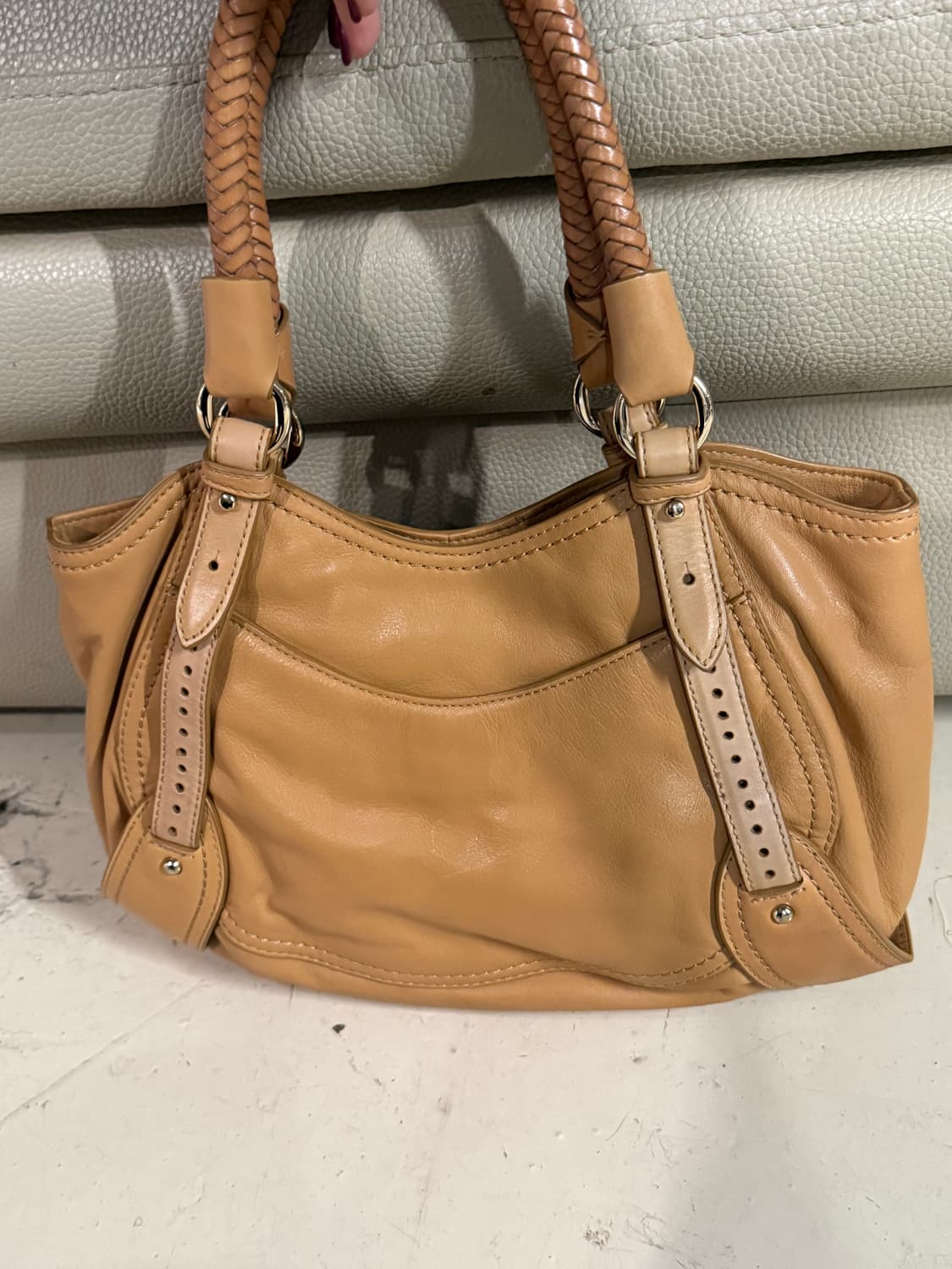 00s real leather tassel shoulder bag 상품이미지4