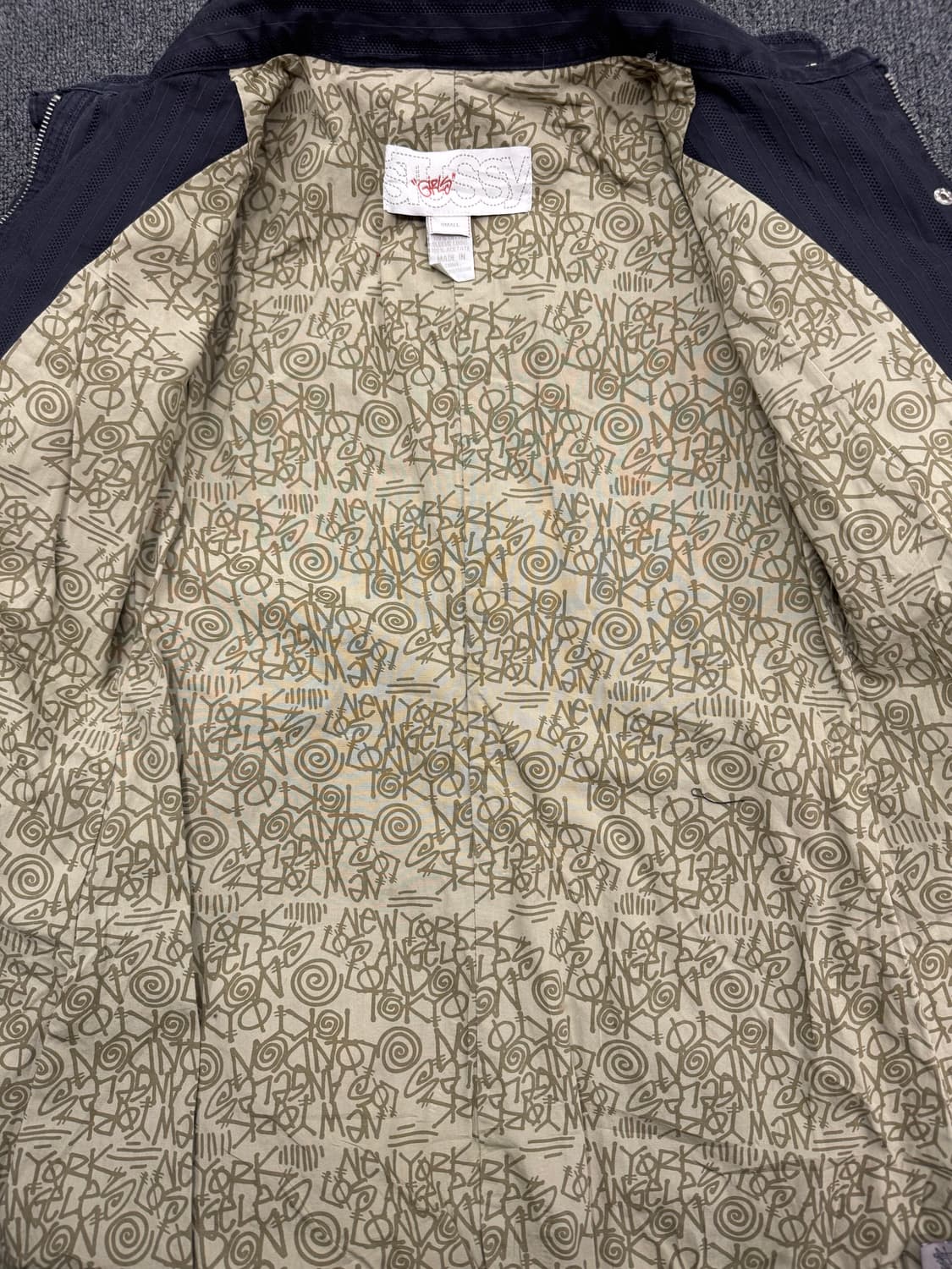 S)Stussy girls 빈티지 여성 4포켓 야상 자켓 상품이미지5