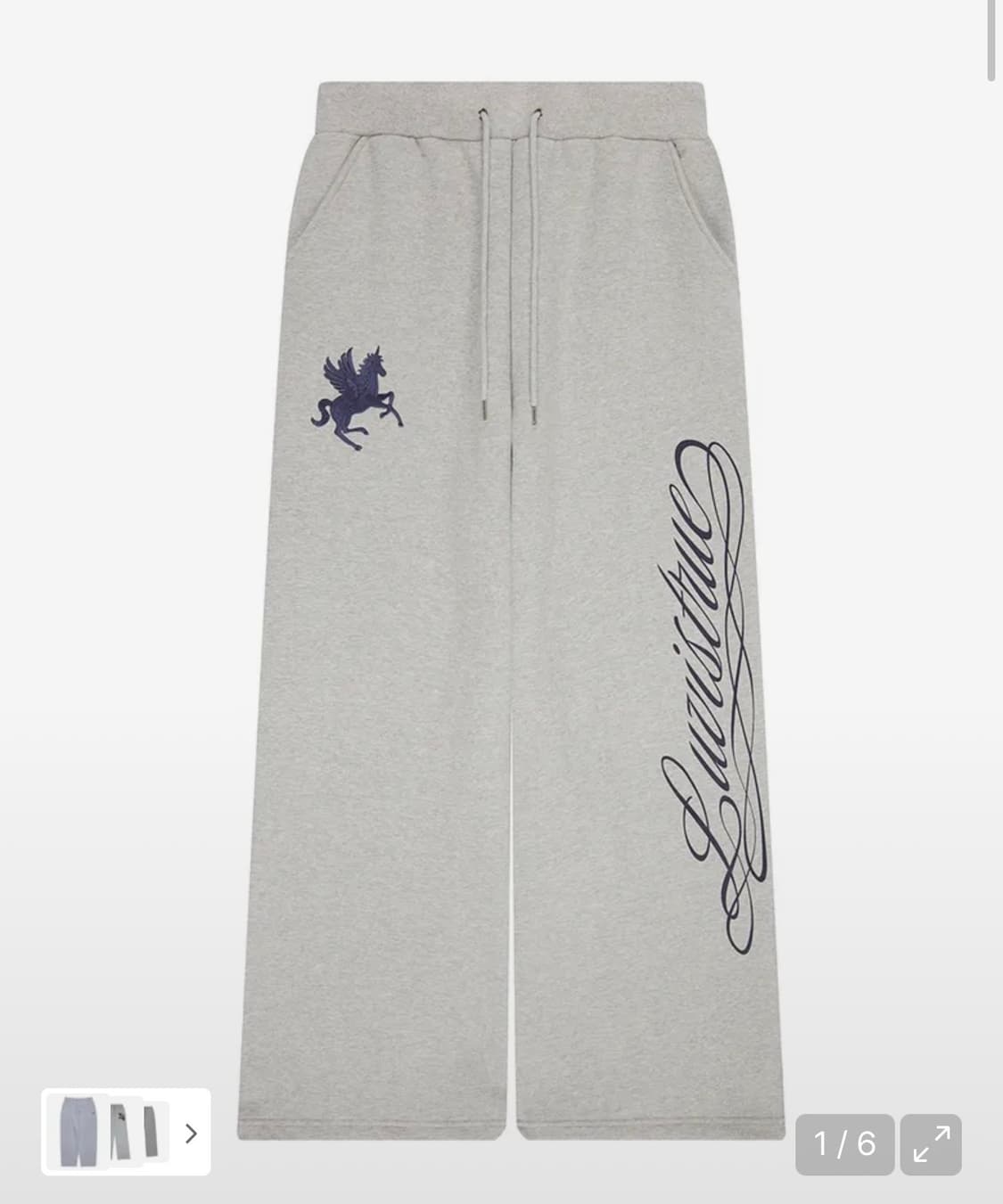 러브이즈트루 EL UNICORN TRAINING PANTS(GRAY) 상품이미지1