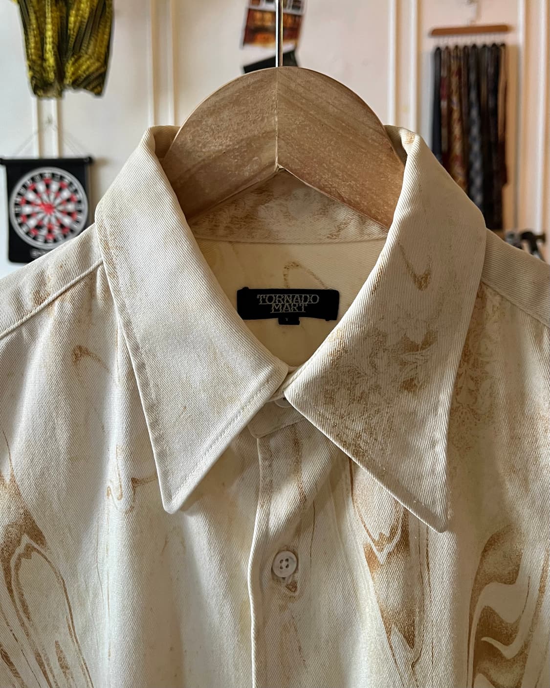 TORNADO MART Antique Pattern 1/2 Shirt 상품이미지5