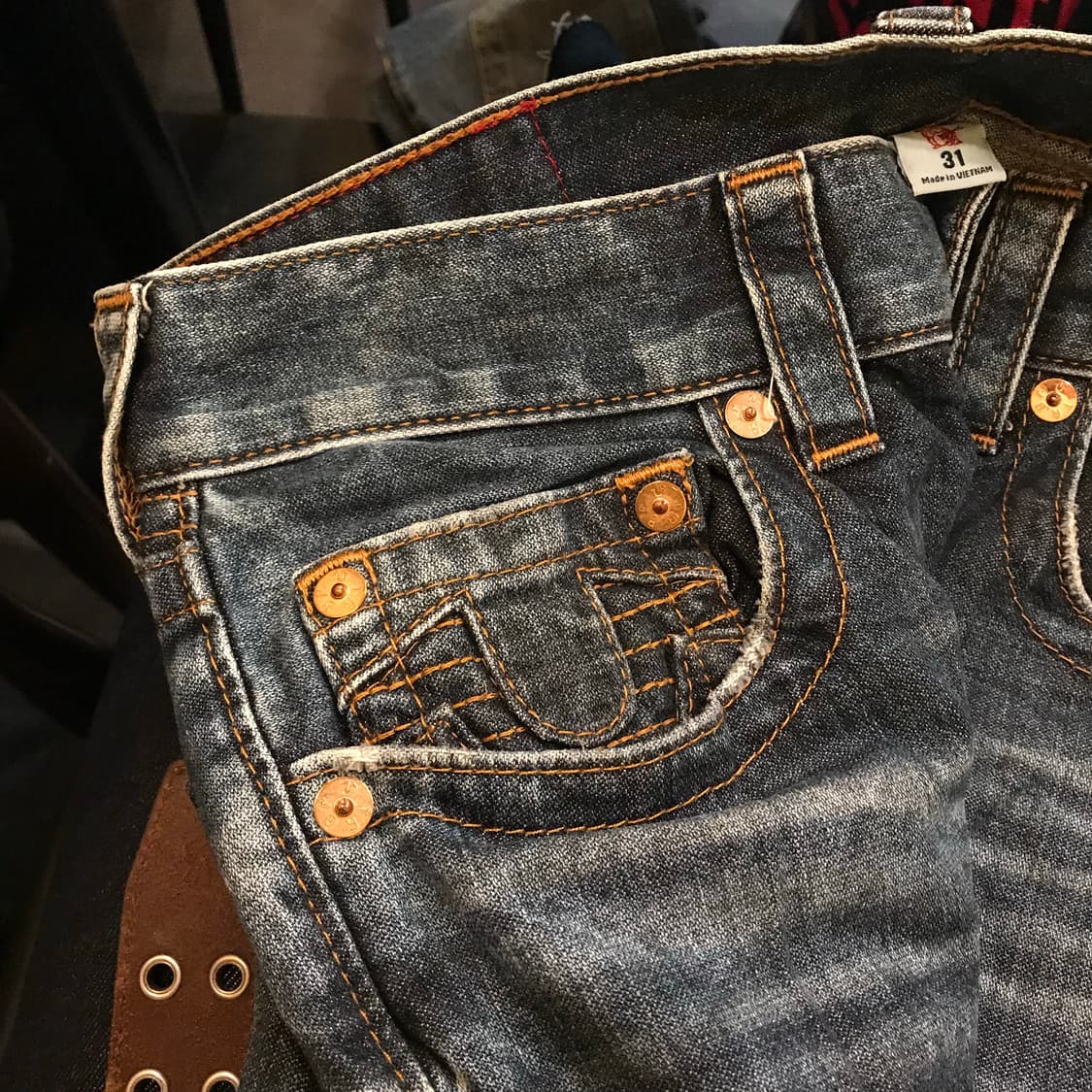 트루릴리전 스트레이트핏 데님 31 상품이미지4