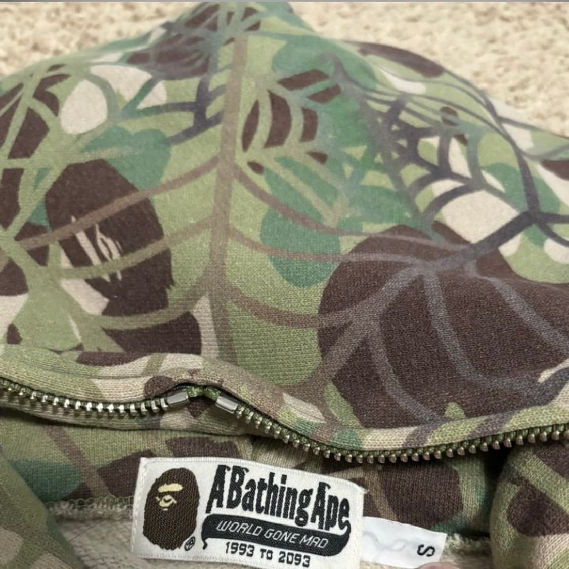 베이프 스파이더맨 후드집업 상품이미지4