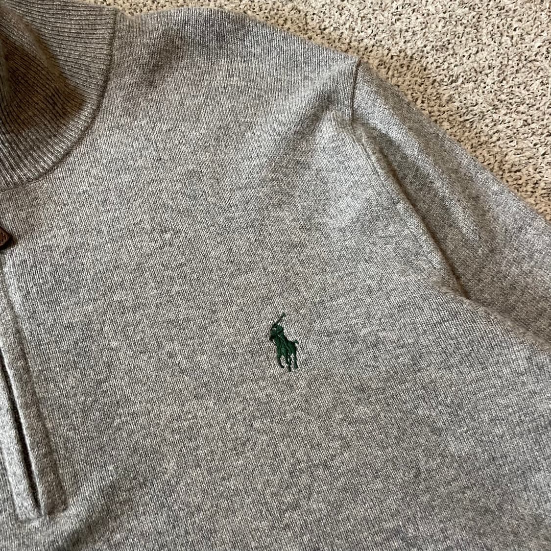 신형 폴로 반집업 니트 상품이미지2