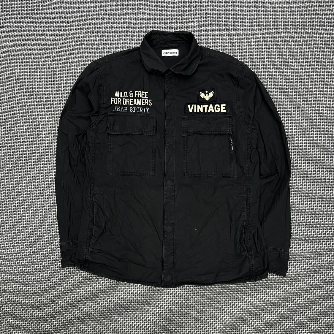 지프 블랙 셔츠자켓 상품이미지1