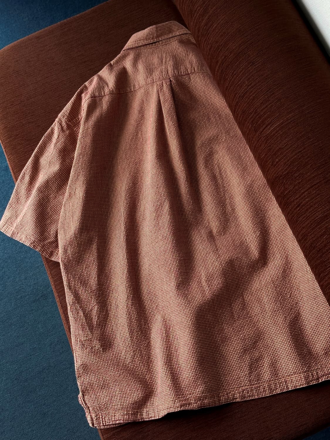 Natural sucker fabric H/S shirt 상품이미지7