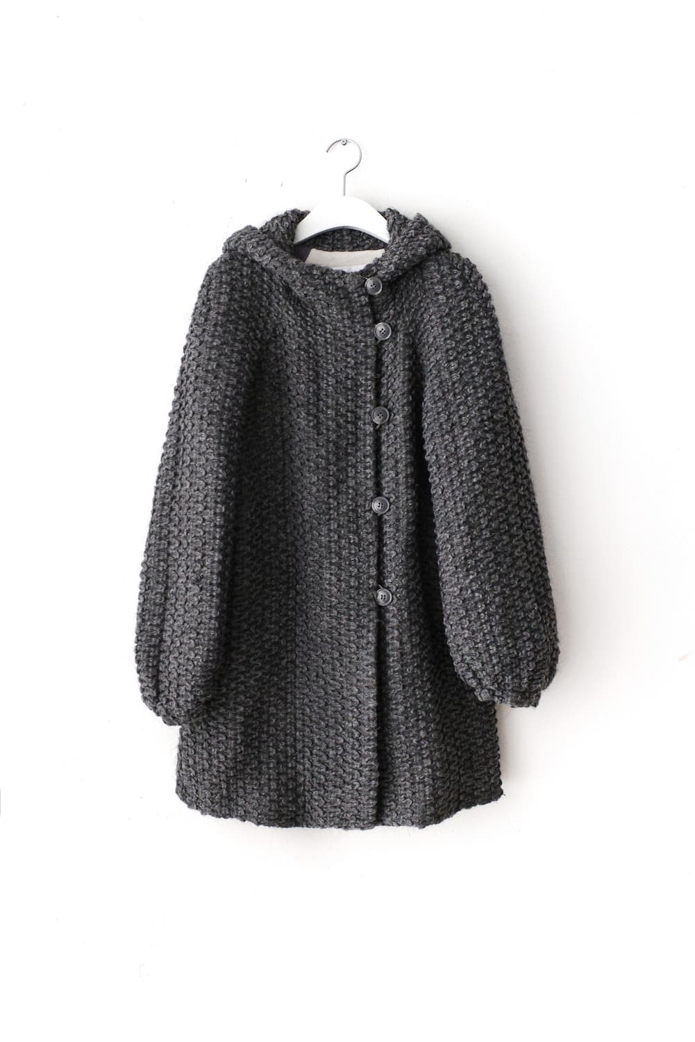 tsumori chisato) balloon knit hood coat 상품이미지1