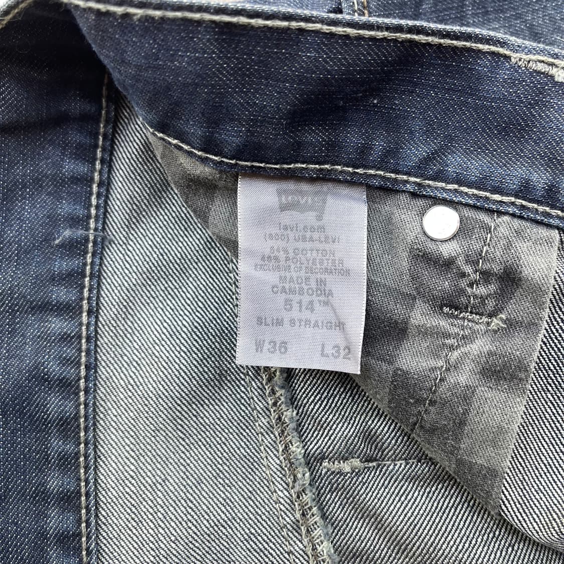 리바이스 514 슬림 스트레이트 데님 (36) 상품이미지7