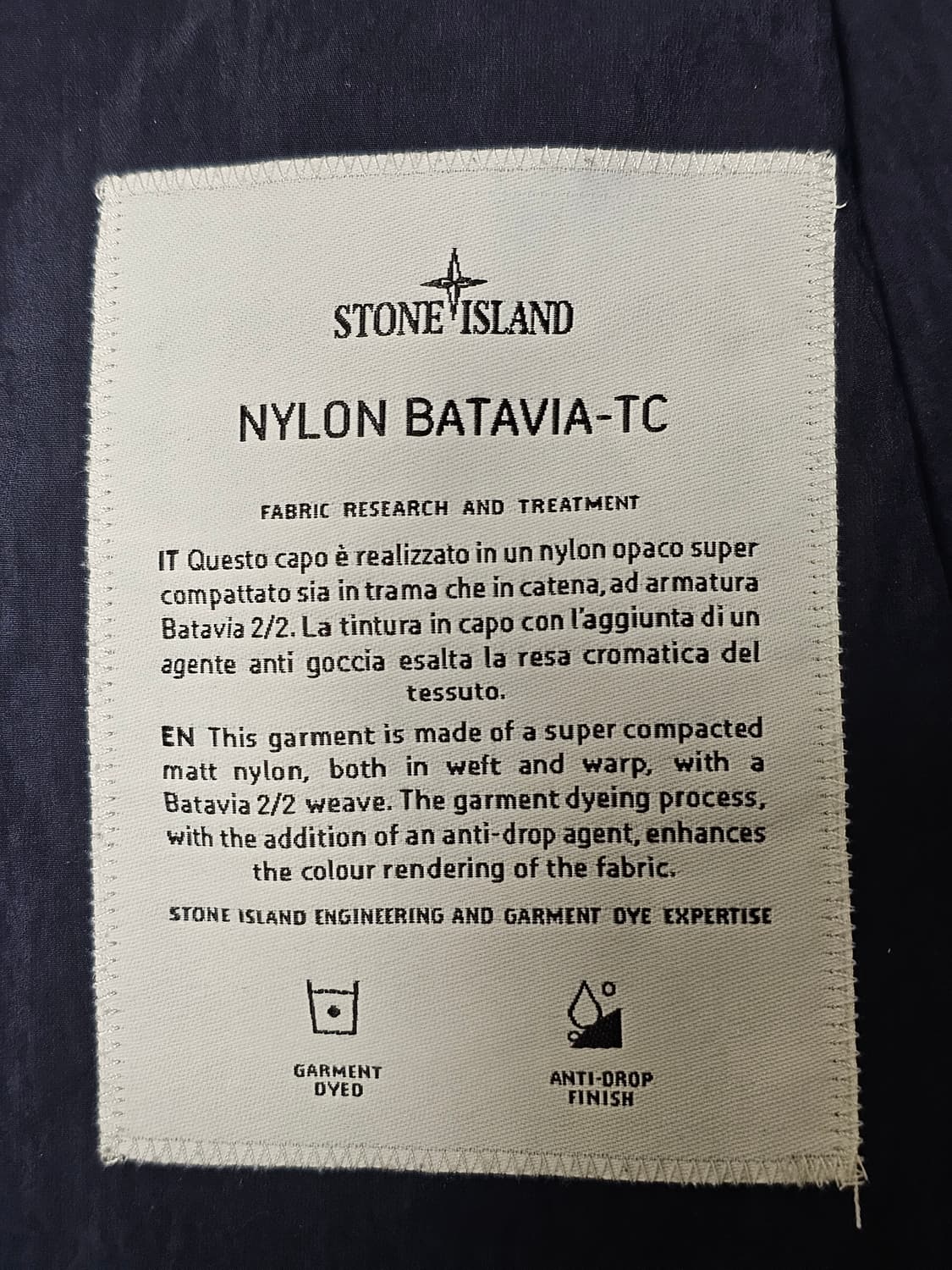 스톤아일랜드 NYLON BATAVIA-TC 후드 자켓 상품이미지7