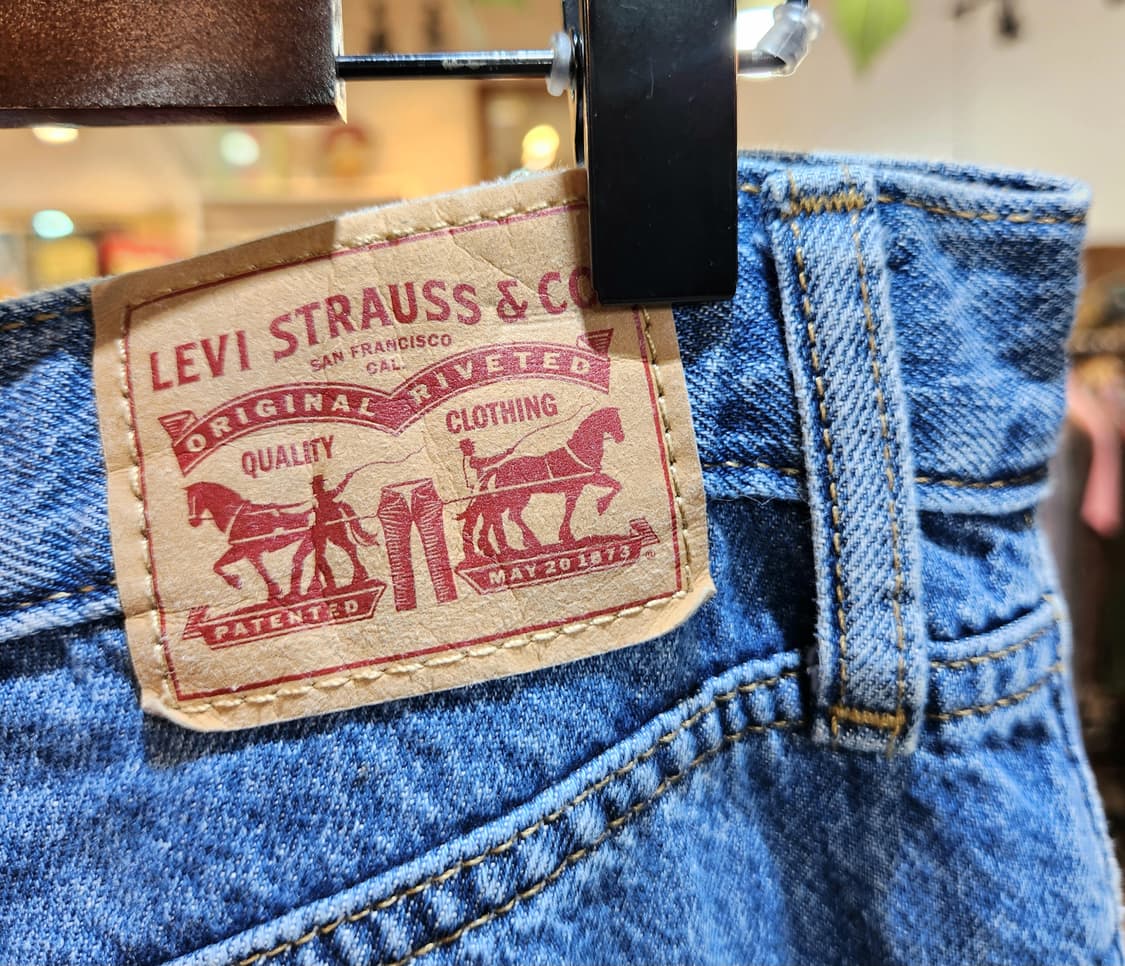 LEVIS 리바이스 하이웨스트 스트레이트 핏 데님 팬츠 상품이미지7