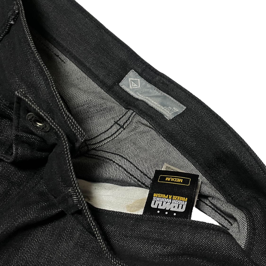 프리즘웍스 디링 블랙 데님 팬츠 상품이미지5