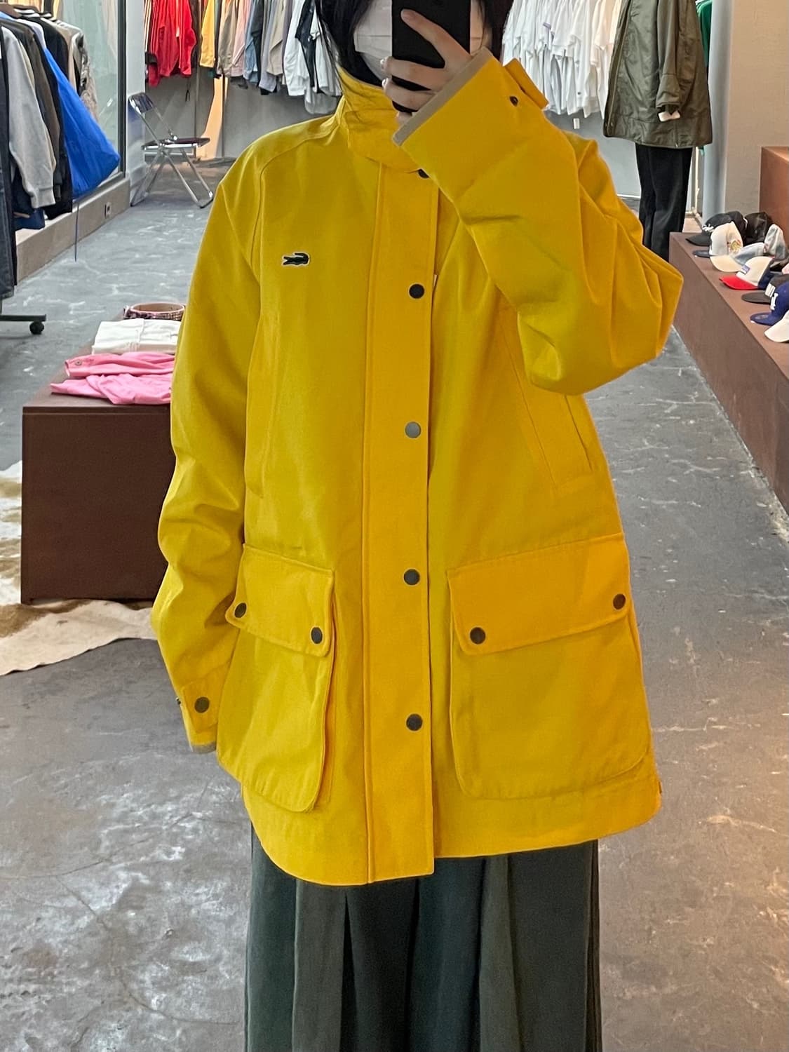 라코스테 라이브 캔버스 코듀로이 카라 필드 자켓 H1922 상품이미지1