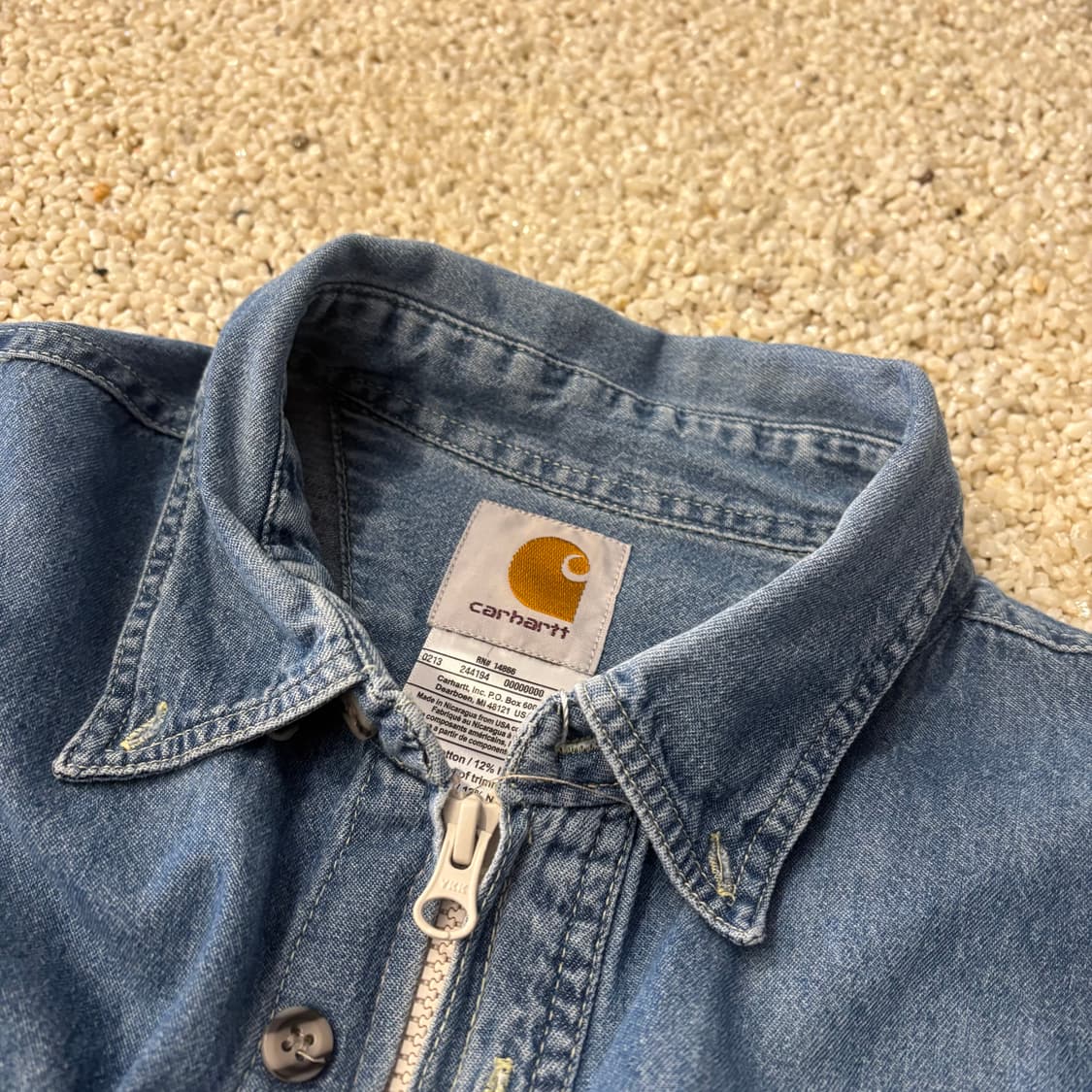 칼하트 커스텀 크롭 셔츠 ⭐️850 상품이미지3