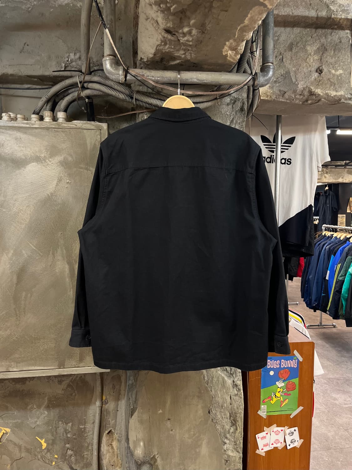 에디바우어 카라 자켓 블랙 3XL #csz2777 상품이미지2