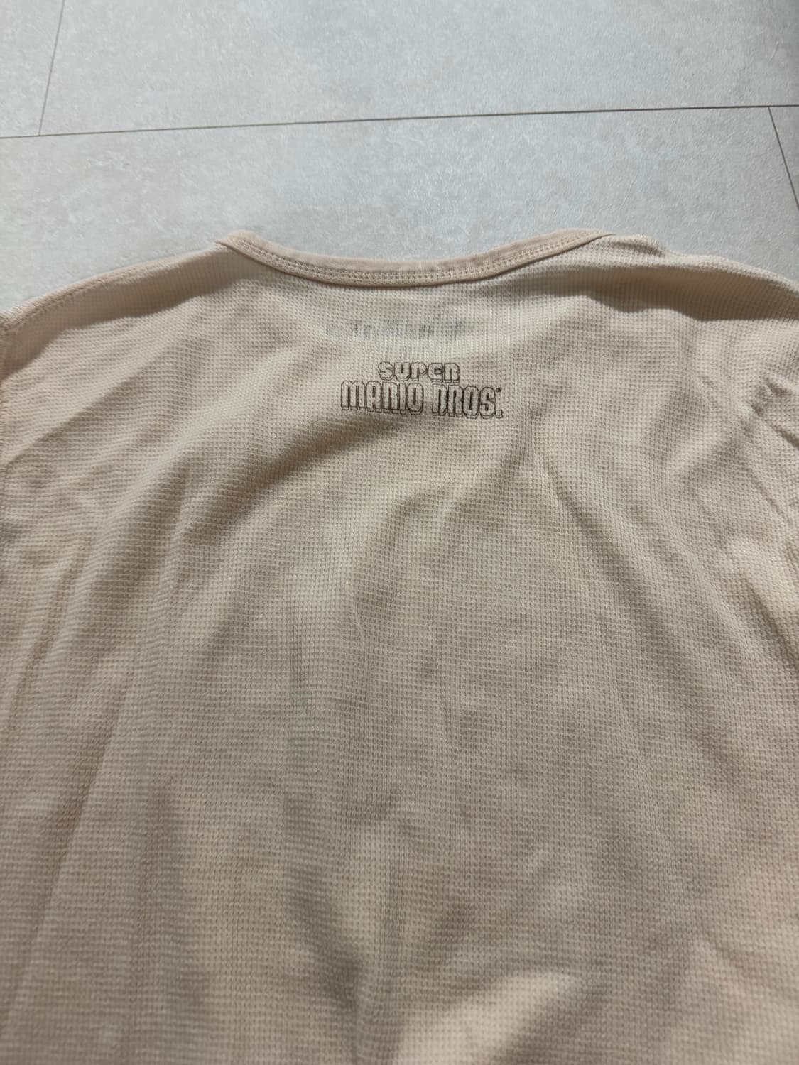 마리오 캐릭터 티셔츠 긴팔티셔츠 롱슬리브 일본빈티지 상품이미지4