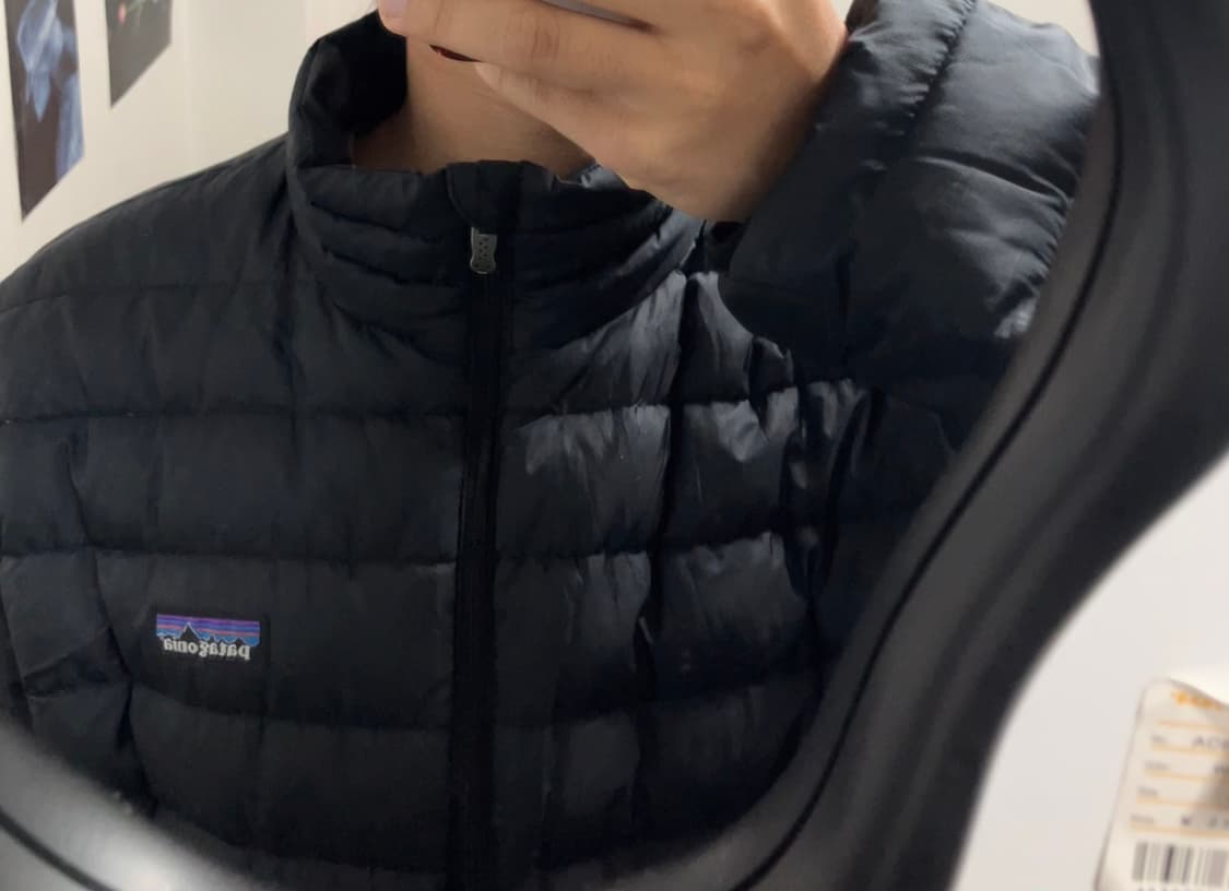 파타고니아 다운스웨터 패딩 블랙 상품이미지1